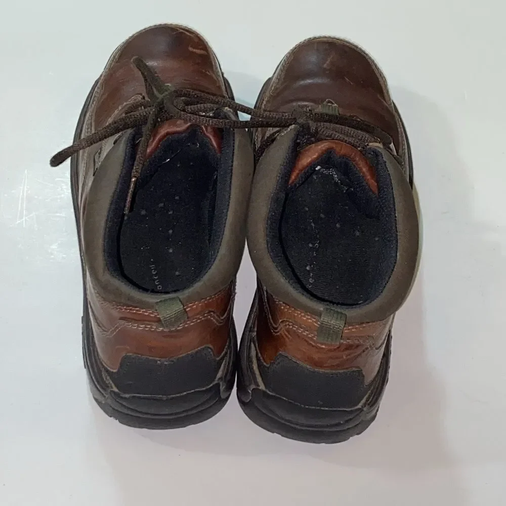 Timberland Support Brake Propel Flex Men's Brown Leather Boots Shoes Size 9.5M